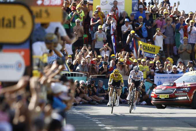 Jonas Vingegaard, Tadej Pogačar, TDF23 | Foto: Reuters