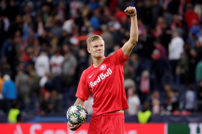 Erling Braut Haaland je pred odhodom v Nemčijo navduševal in polnil mreže tekmecev v dresu Salzburga. | Foto: Reuters