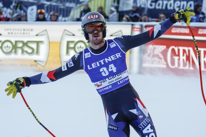 Bryce Bennett | Bryce Bennett je presenetil vse. A ni prvič deklasiral tekmecev v Val Gardeni. Najhitrejši je bil že leta 2021, kar so bile do danes njegove edine stopničke v karieri. | Foto Guliverimage