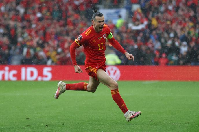 Wales Ukrajina Gareth Bale | Gareth Bale in soigralci so Wales popeljali na mundial prvič po 64 letih. | Foto Reuters