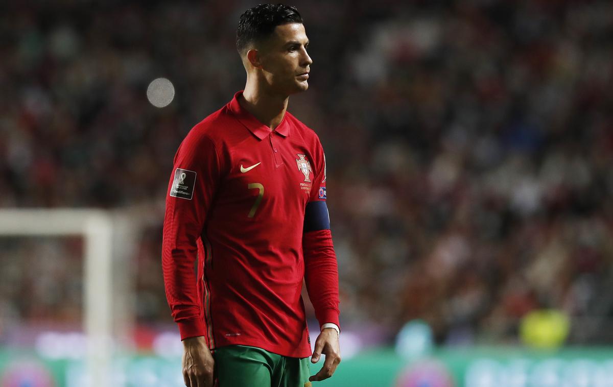 Cristiano Ronaldo | Cristiano Ronaldo je težko sprejel zapravljeno priložnost za preboj na SP 2022 proti Srbiji. | Foto Reuters