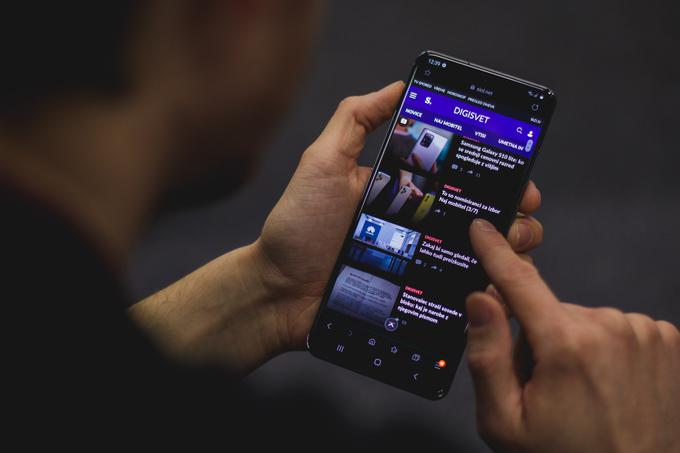 Pametni telefon Galaxy S20 Ultra | Foto: Kristjan Kovač