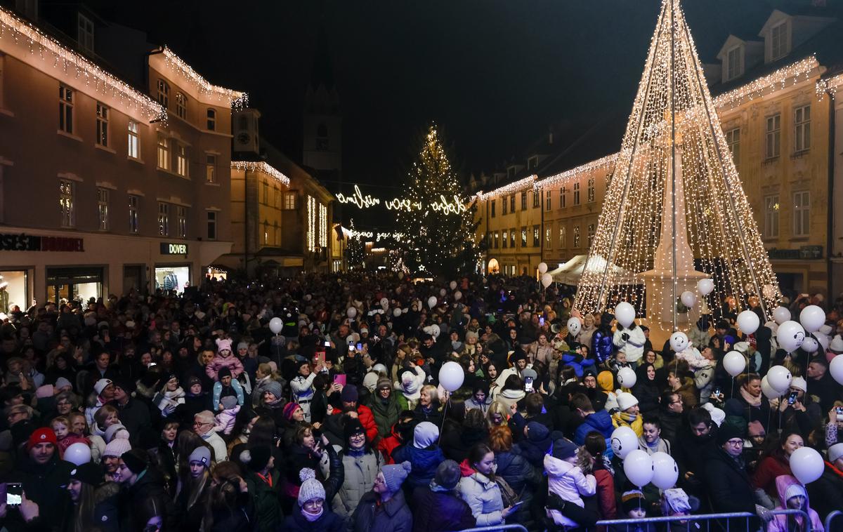 Kranj prižig lučk | Foto Mediaspeed