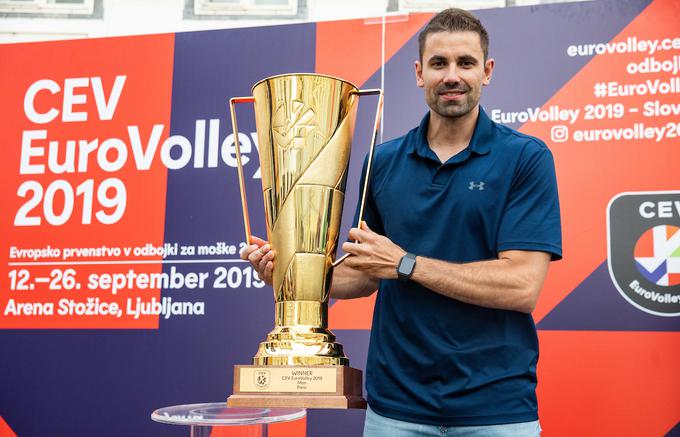 Tomi Šmuc je ambasador za slovenski del EuroVolleyja 2019. | Foto: Vid Ponikvar