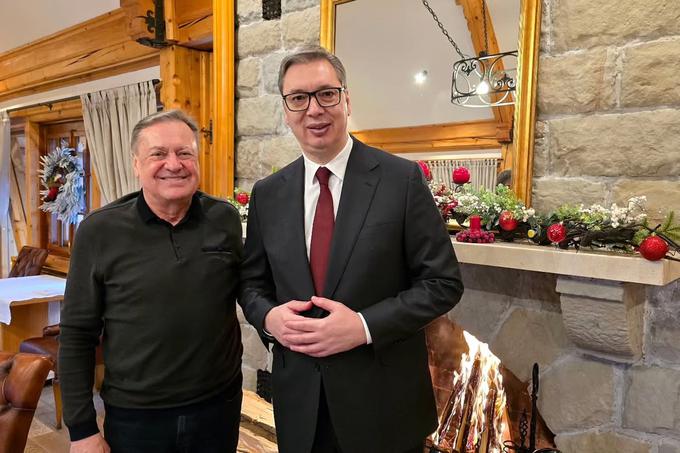 Zoran Janković in Aleksandar Vučić | Foto: Instagram/Aleksandar Vučić