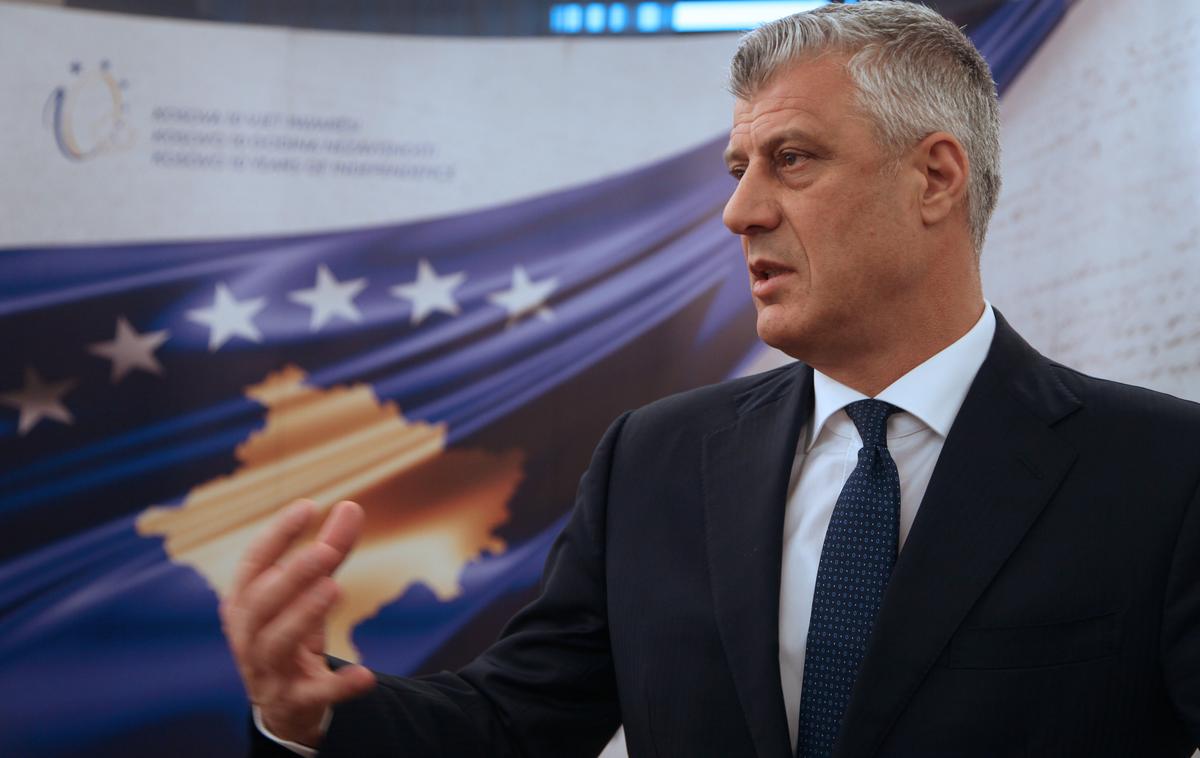 Hashim Thaci | Tožilstvo posebnega sodišča za vojne zločine na Kosovu v Haagu je včeraj sporočilo, da so vložili obtožnico proti kosovskemu predsedniku Hashimu Thaciju. | Foto Reuters