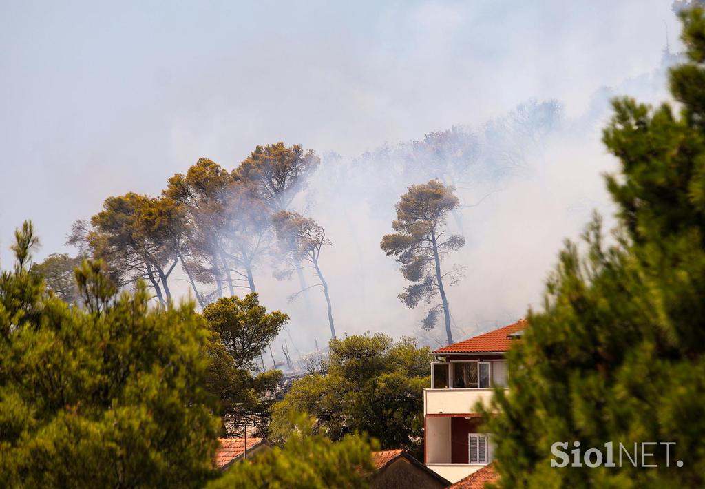 Požar v Šibeniku