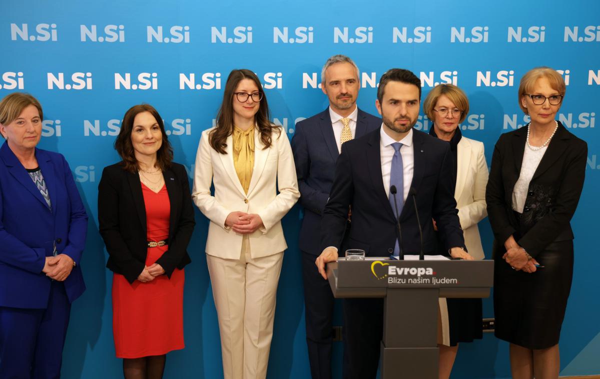 NSi | Predsednik NSi Matej Tonin je zatrdil, da z vrstnim redom na listi niso želeli dajati nobenih osebnih sporočil, kdo je kako pomemben, ampak dati vsebinska sporočila. | Foto STA