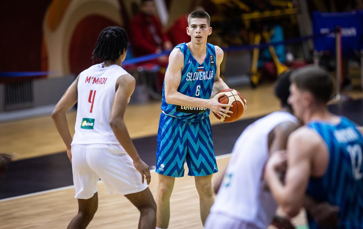 Slovenija U19 Jan Zemljič | Slovenci so se pomerili s Kanado. | Foto FIBA