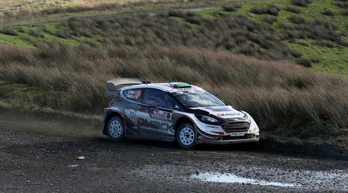 Elfyn Evans je nakazal, da je prva zmaga na najvišji ravni na dosegu roke. | Foto: Reuters