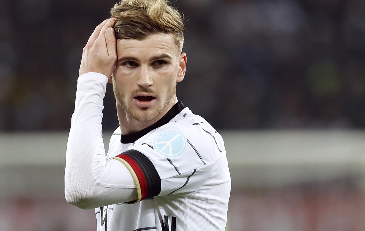 Timo Werner | Timo Werner v tej sezoni ne bo več soigralec Slovencev Kevina Kampla in Benjamina Šeška pri nemškem prvoligašu Leipzigu.  | Foto Reuters