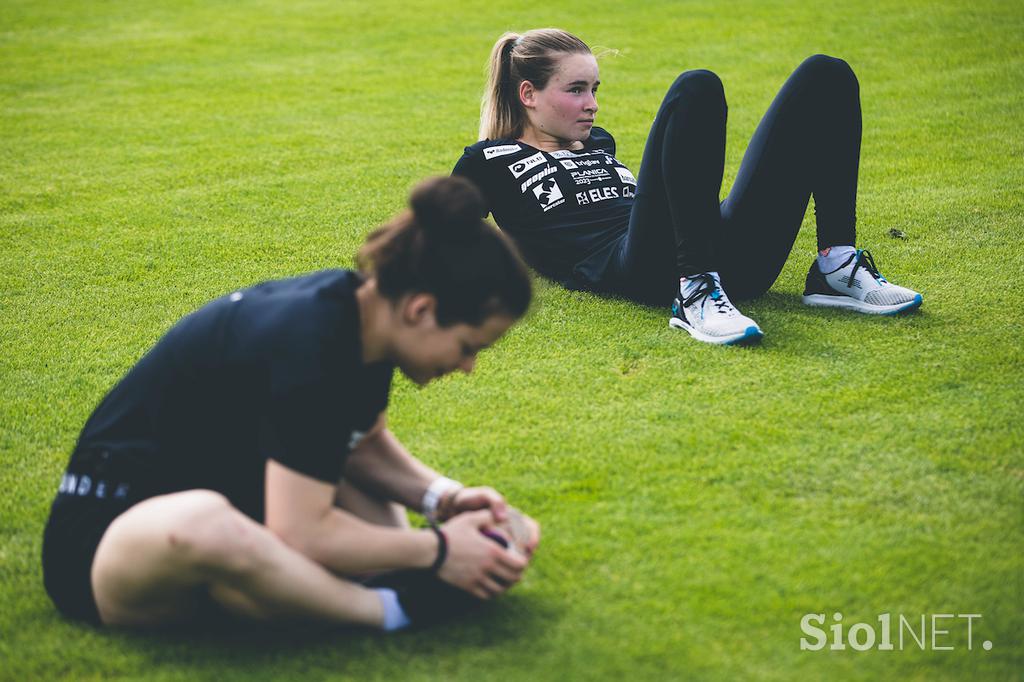 Skakalci skakalke trening Kranj