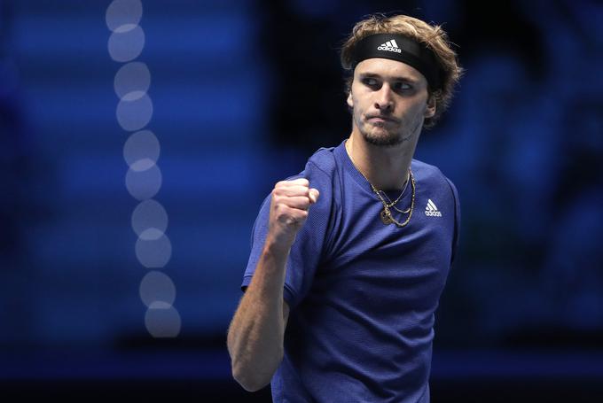 Letošnji olimpijski prvak Alexander Zverev je v Torinu premagal prvega igralca sveta.  | Foto: Reuters