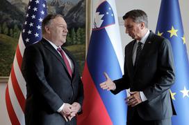 Mike Pompeo Borut Pahor