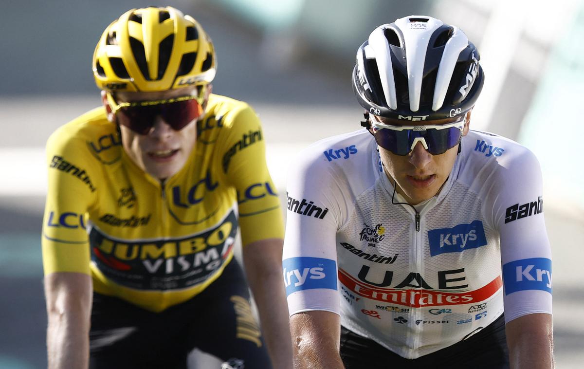 Tadej Pogačar, Jonas Vingegaard, TDF 23 | Tadej Pogačar in Jonas Vingegaard bosta tudi v letu 2024 krojila Dirko po Franciji. | Foto Reuters