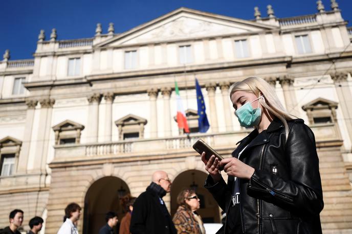 Koronavirus Italija | Slovenija bo po vzoru Avstrije zaprla mejo z Italijo. Ukrep velja le za potniški promet. | Foto Reuters