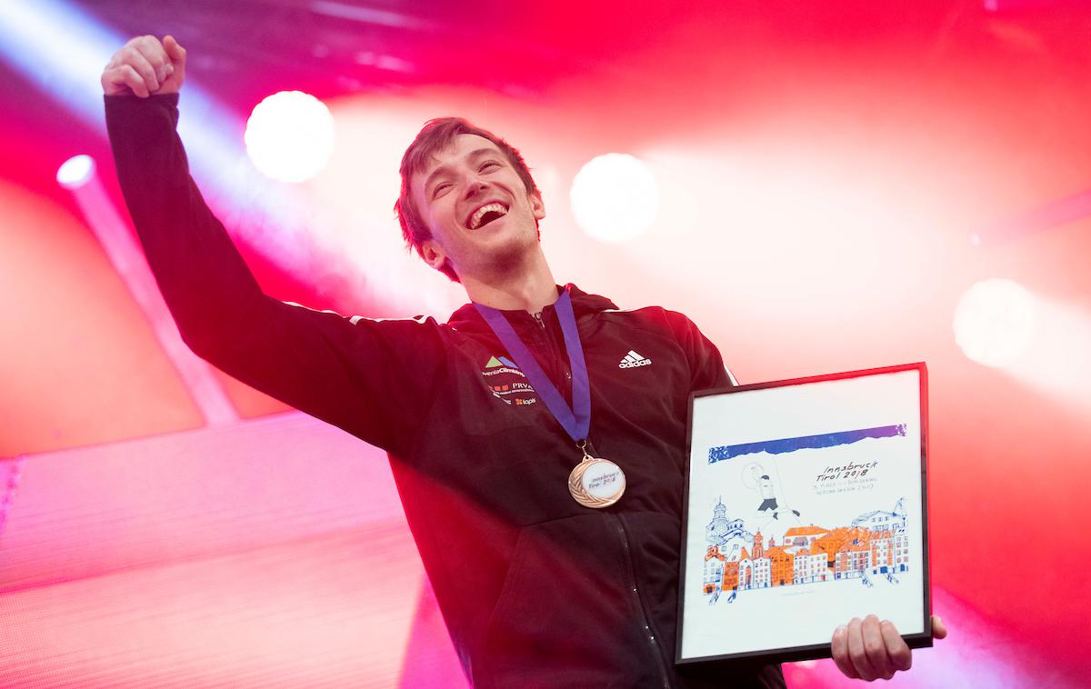 Gregor Vezonik Innsbruck 2018 | Gregor Vezonik, tretji na svetovnem prvenstvu v balvanskem plezanju leta 2018, je odplezal svojo zadnjo tekmo.  | Foto Urban Urbanc/Sportida