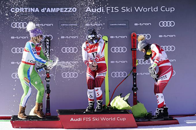 Peninska prha v Dolomitih ji ni tuja. | Foto: Getty Images