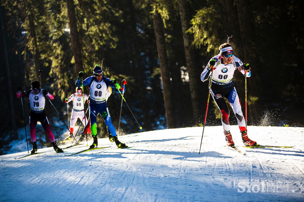 Pokljuka, 20 km, prvi dan