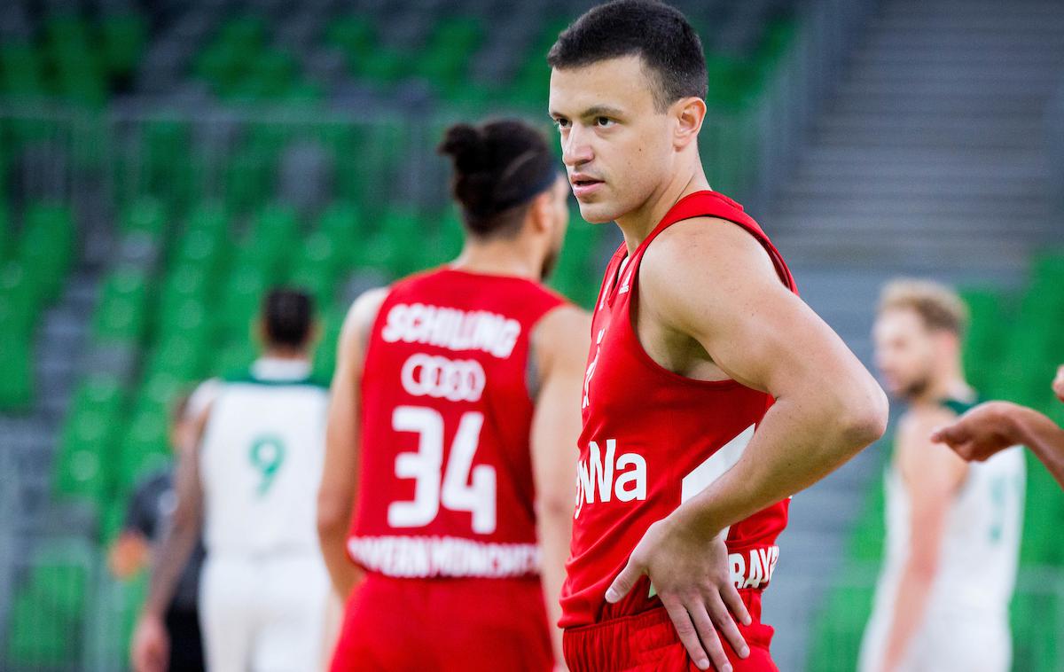 KK Cedevita Olimpija : Bayern Basketball, Žan Mark Šiško | Žan Mark Šiško je dosegel pet točk. | Foto Žiga Zupan/Sportida