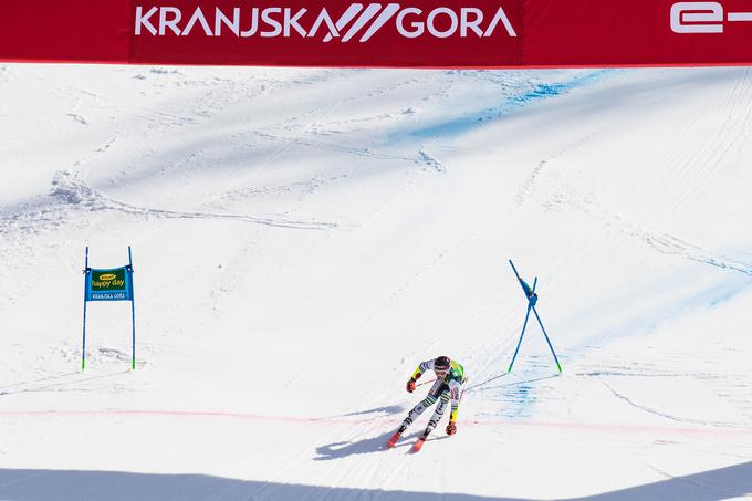 Žan Kranjec na marčevskem veleslalomu v Kranjski Gori. | Foto: Matic Klanšek Velej/Sportida