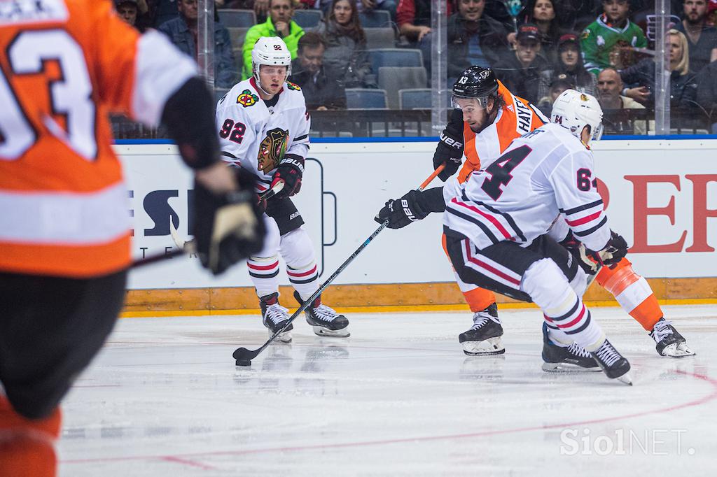 Chicago Blackhawks - Philadelphia Flyers NHL v Pragi 2019