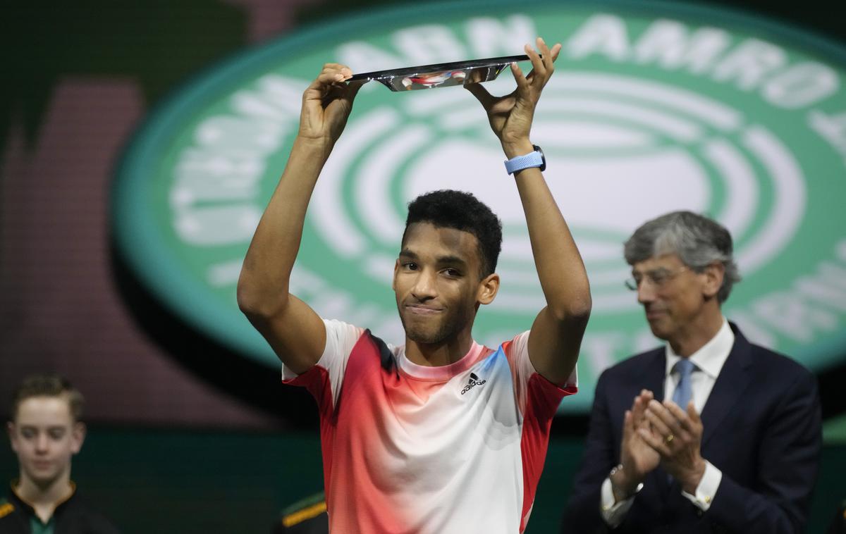 Felix Auger-Aliassime | Felix Auger-Aliassime je osvojil svoj prvi naslov na turnirjih ATP. | Foto Guliverimage