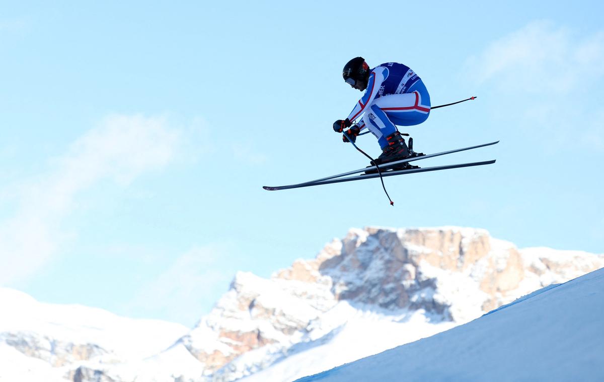 Cyprien Sarrazin | Cyprien Sarrazin je bil najhitrejši na prvem treningu smuka v Bormiu. | Foto Reuters