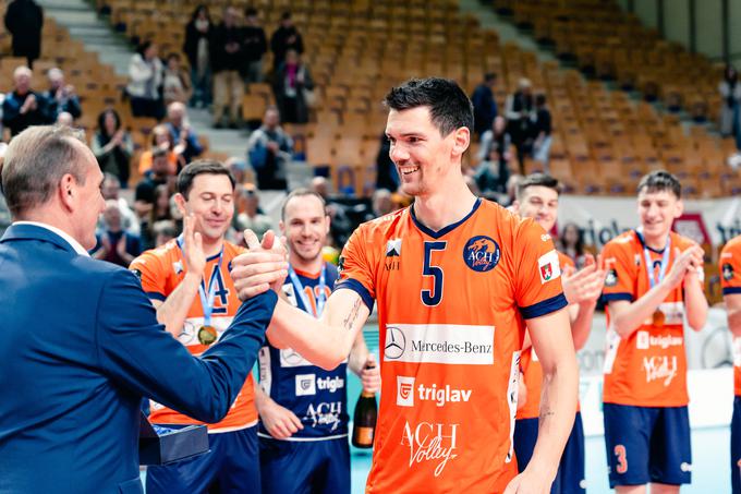 Alen Šket je bil MVP finala. | Foto: ACH Volley Ljubljana