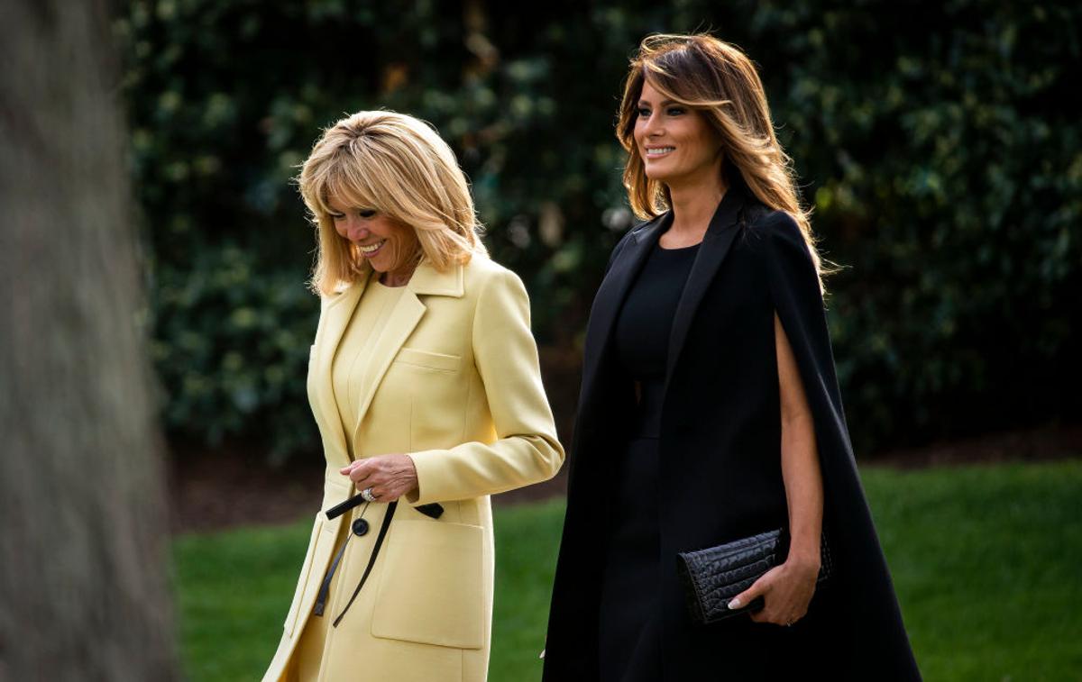 Brigitte Macron, Melania Trump | Foto Getty Images