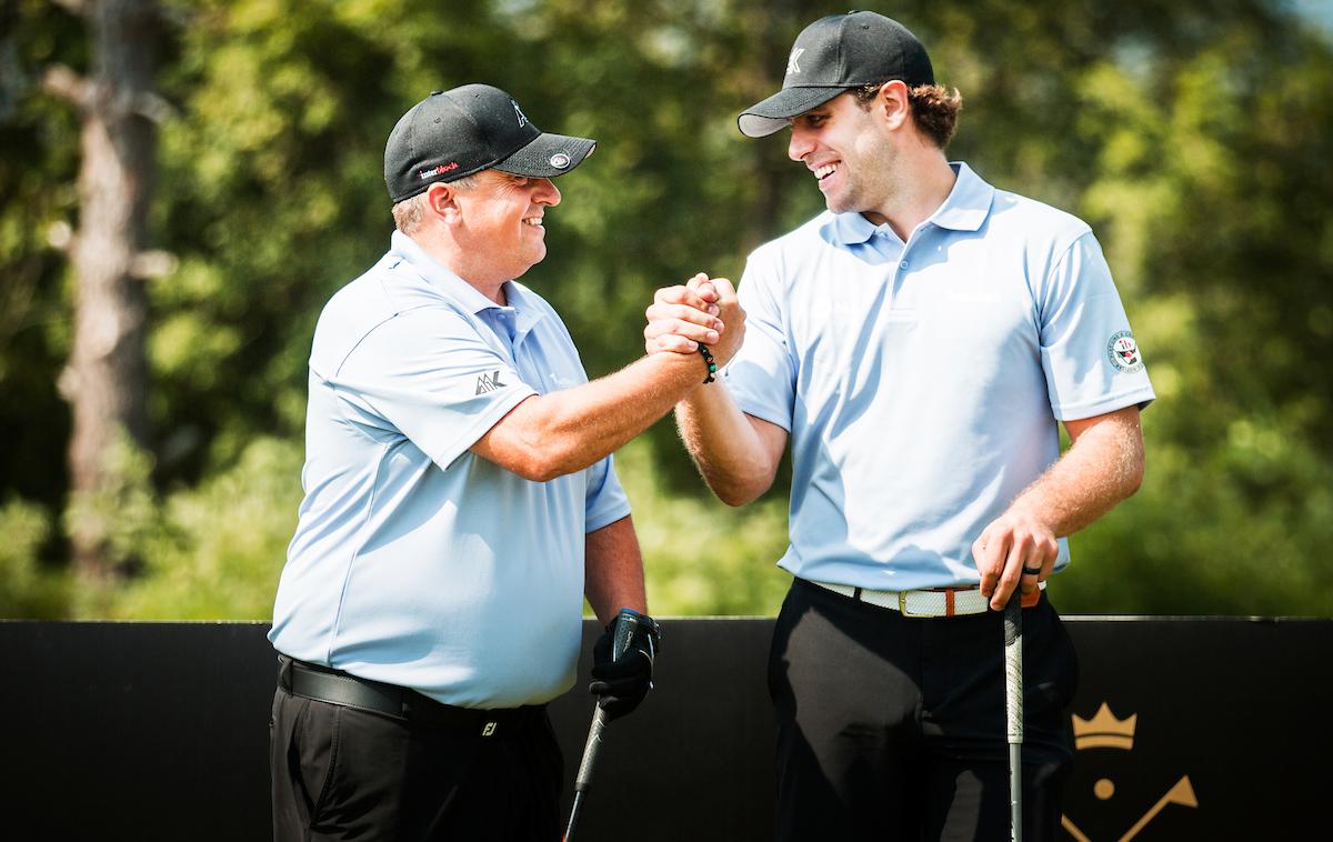 Anže Kopitar Joc Pečečnik dobrodelni golf turnir | Joc Pečečnik in Anže Kopitar spet z roko v roki z dobrodelnostjo. | Foto Peter Podobnik/Sportida