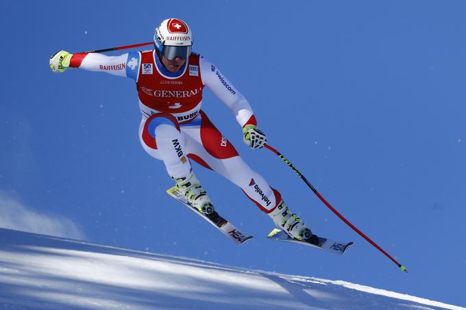 Beat Feuz je bil najhitrejši na prvem treningu pred sobotnim smukom. | Foto: Sportida