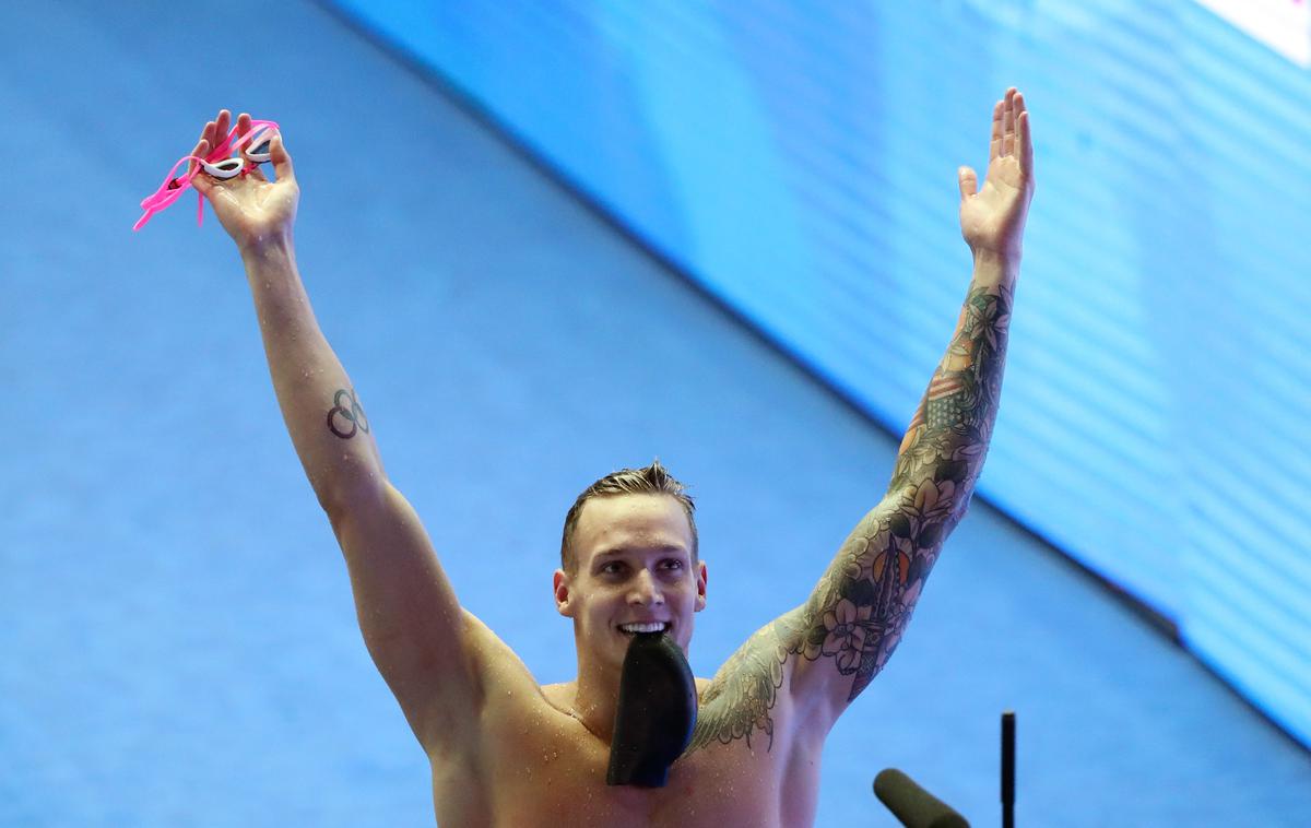 Caeleb Dressel | Caeleb Dressel se je veselil kar treh zlatih medalj. | Foto Reuters