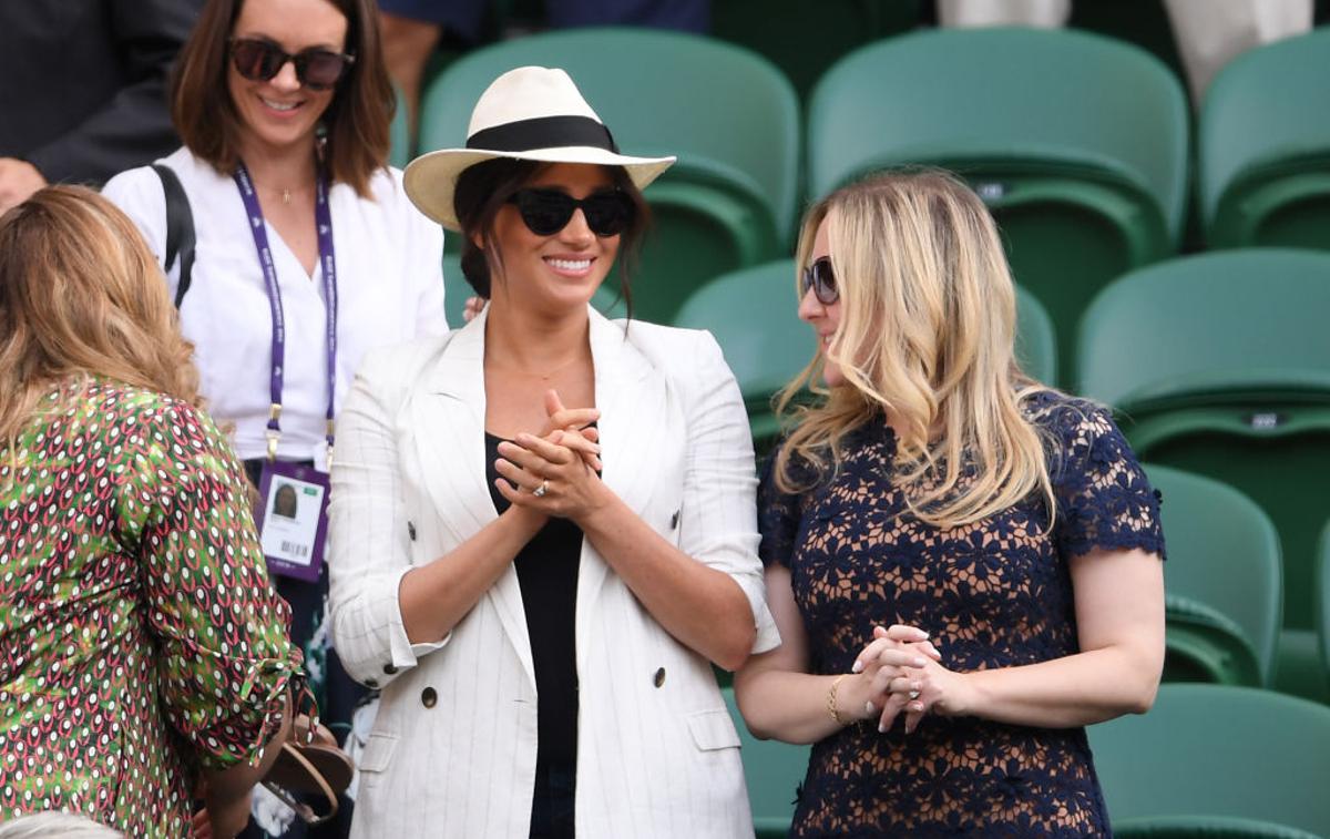 Meghan Markle | Meghan med ogledom tekme Serene Williams v Wimbledonu ni hotela biti fotografirana. | Foto Getty Images