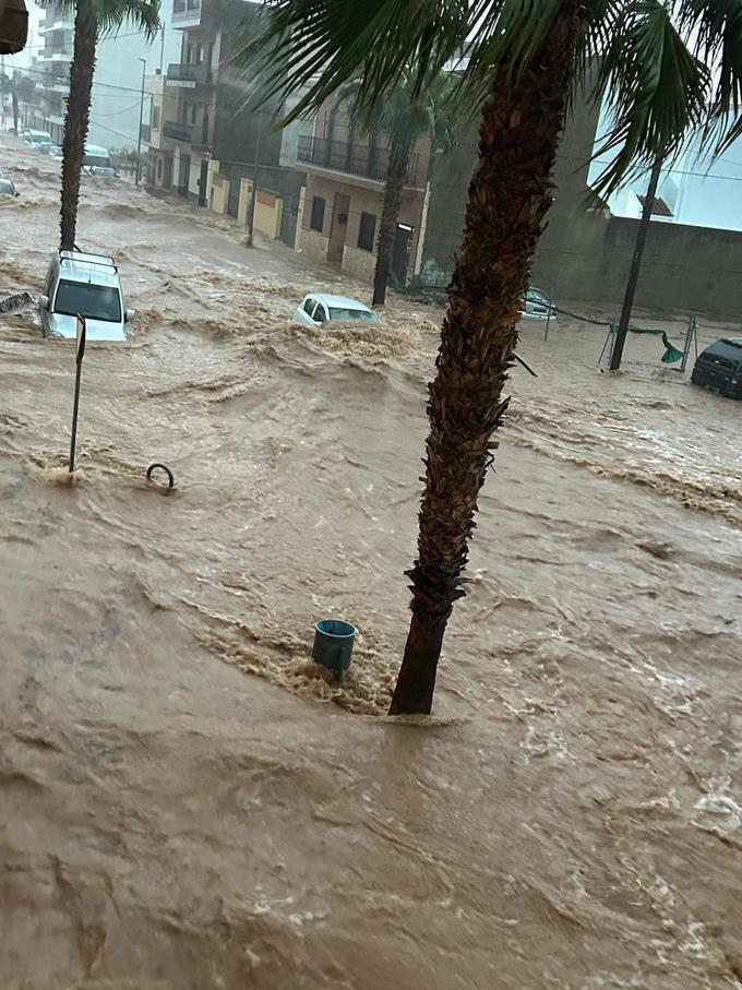 Poplave v Španiji | Foto: Meteo News 24/Facebook