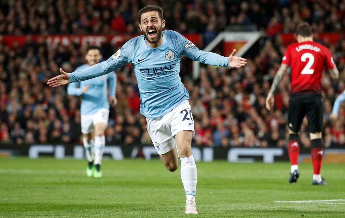 Bernardo Silva, Manchester City | Bernardo Silva je zadel za vodstvo Manchester Cityja. | Foto Reuters