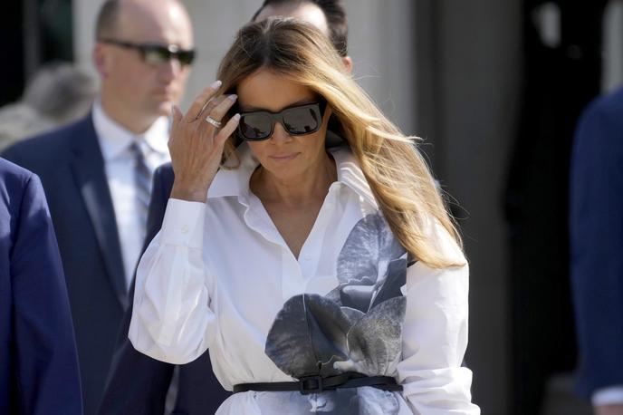 Melania Trump | Melania Trump se je sicer udeležila vseh razprav v volilnih ciklih 2016 in 2020, v katerih je kot kandidat za predsednika sodeloval njen mož Donald Trump. | Foto Guliverimage