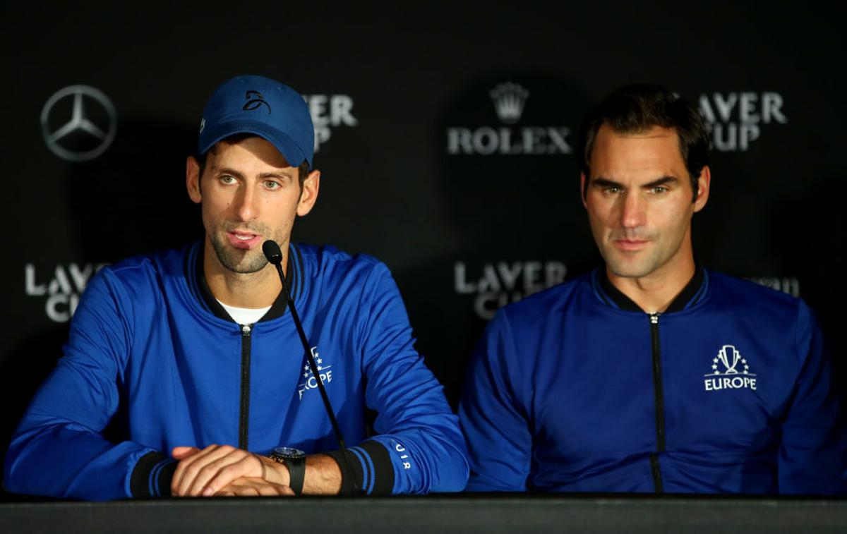 Roger Federer, Novak Đoković | Foto Guliver/Getty Images