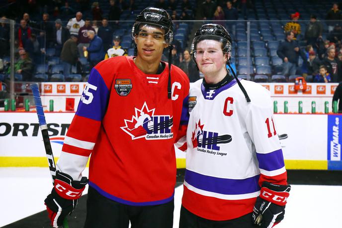 Quinton Byfield, Alexis Lafreniere | Quinton Byfield in Alexis Lafreniere, najstnika, o katerih se pred naborom najpogosteje govori. | Foto Getty Images