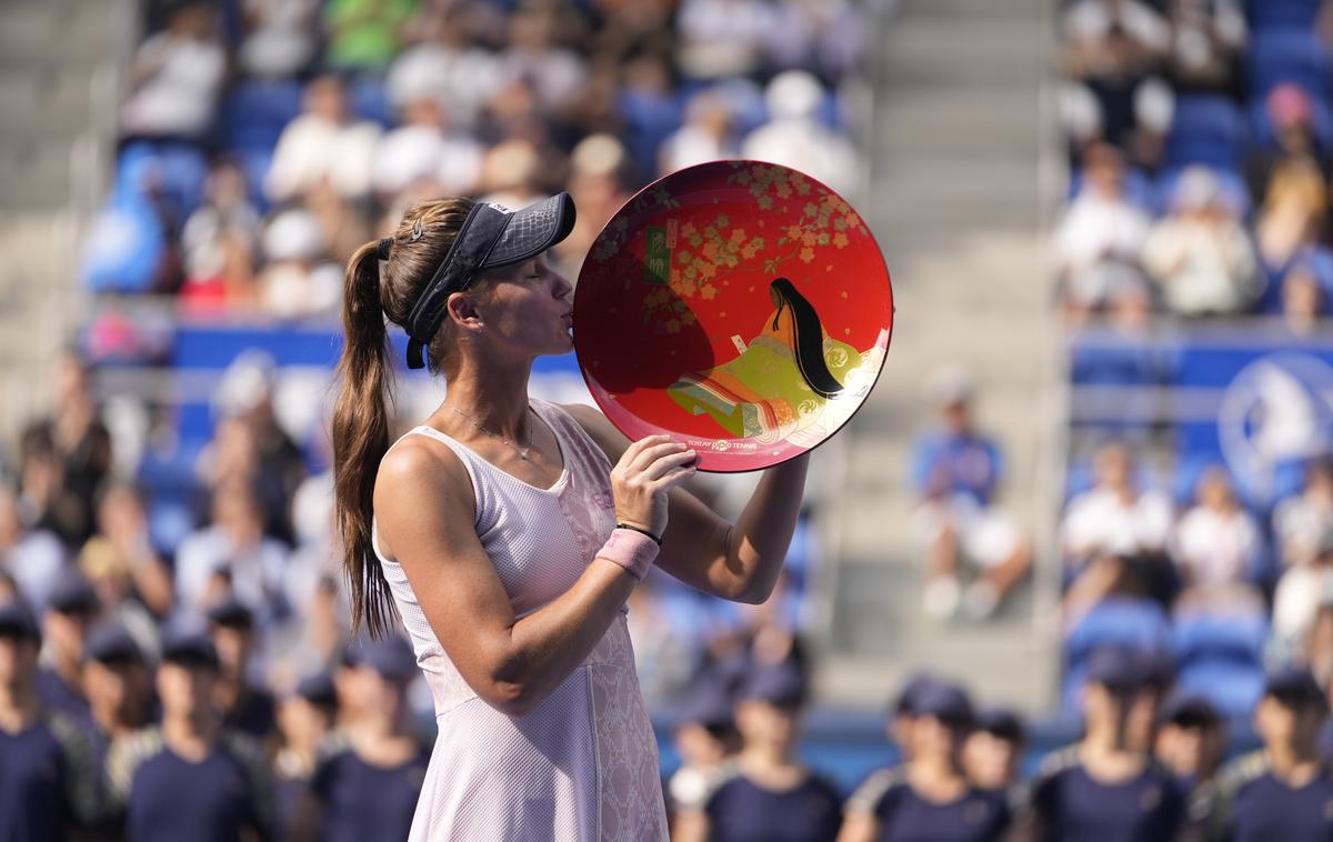 Veronika Kudermetova Tokio 2023 | Veronika Kudermetova je v finalu teniškega turnirja WTA 500 v Tokiu s 7:5 in 6:1 premagala Jessico Pegulo. | Foto Guliverimage