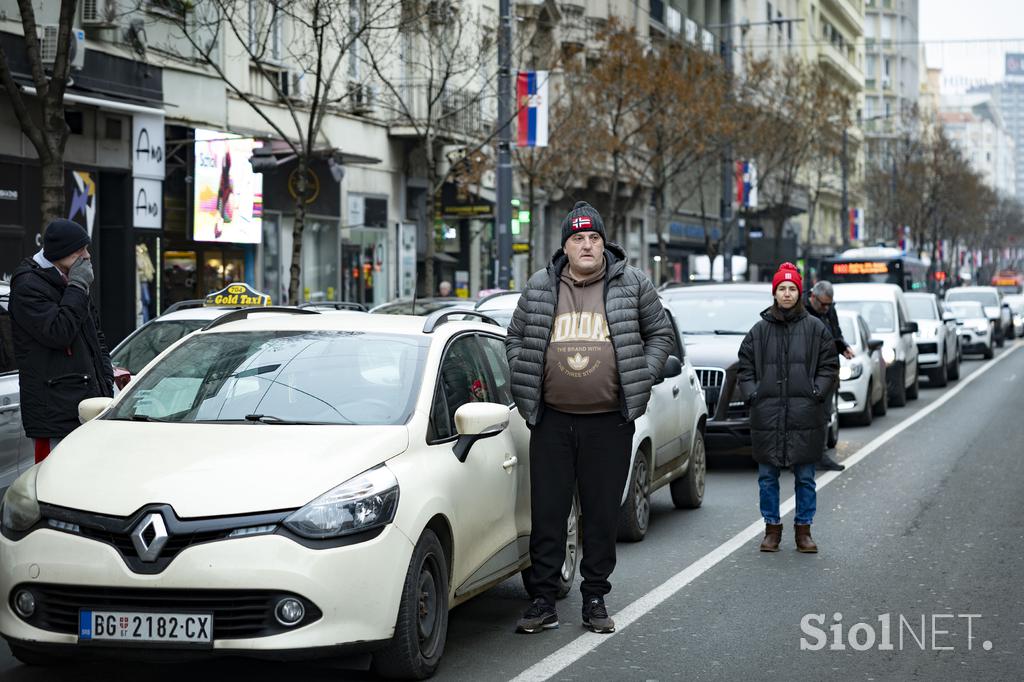 15 minut tišine v Beogradu