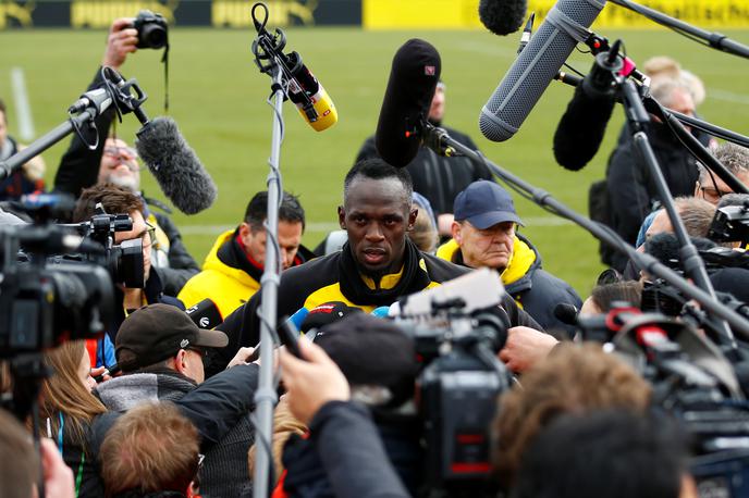 Usain Bolt na treningu Borussia Dortmund | Foto Reuters