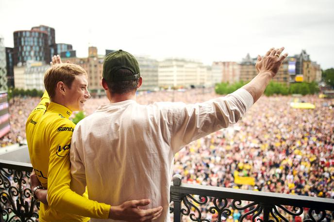 sprejem Jonasa Vingegaarda | Nepregledna množica na sprejemu v Köbenhavnu. | Foto Bram Berkien/Jumbo-Visma