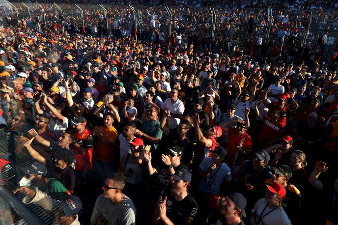 Melbourne Formula 1 | Ljubitelji formule 1 na letošnjem spektaklu v Melbournu, ko je bil najboljši Charles Leclerc. | Foto Reuters