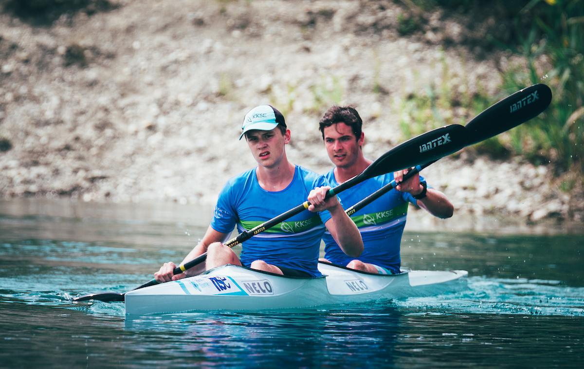 Matevž Manfreda in Alen Mugerli | Matevž Manfreda (levo) je v Beogradu osvojil bronasto odličje. | Foto Blaž Weindorfer/Sportida