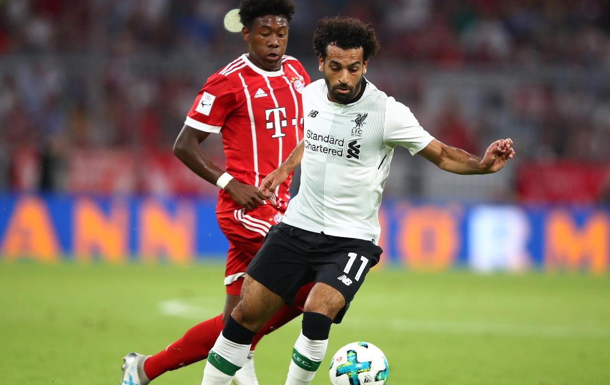 Bayern München, Liverpool, Mohamed Salah, David Alaba | Bayern in Liverpool sta se nazadnje srečala  avgusta leta 2017, ko so bili uspešnejši Liverpoolčani. | Foto Reuters