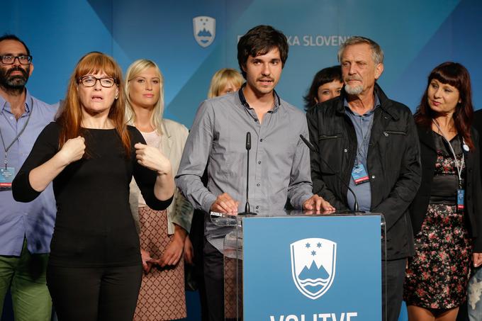 Kot primer predvolilne koalicije Zorko izpostavlja uspeh Združene levice na državnozborskih volitvah leta 2014. | Foto: STA ,