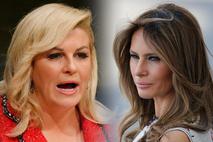 Kolinda Grabar Kitarović in Melania Trump