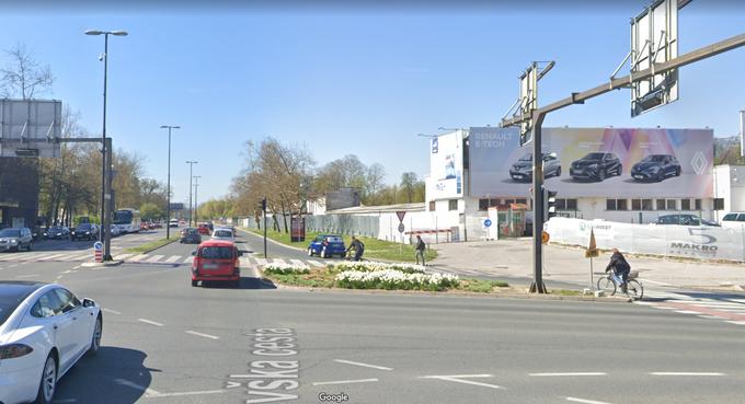 Dela bodo trajala približno dve leti, pričakovan konec gradnje je spomladi 2024. | Foto: Google Maps Street View