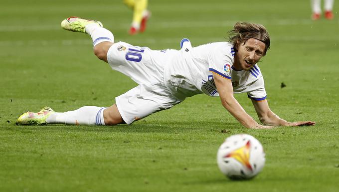 Luka Modrić in beli baletniki niso našli poti do zadetka v mreži Villarreala. | Foto: Reuters